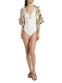 Coco Wire-Front One-Piece Swimsuit