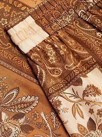 Lucky Floral Silk Relaxed-Fit Pants