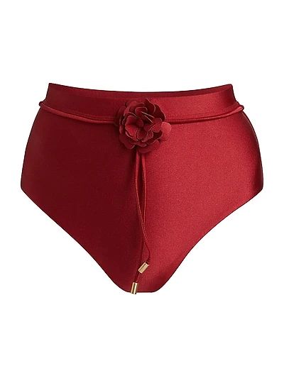Cascadian Flower High-Rise Bikini Bottom