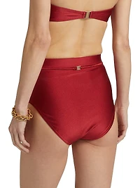 Cascadian Flower High-Rise Bikini Bottom