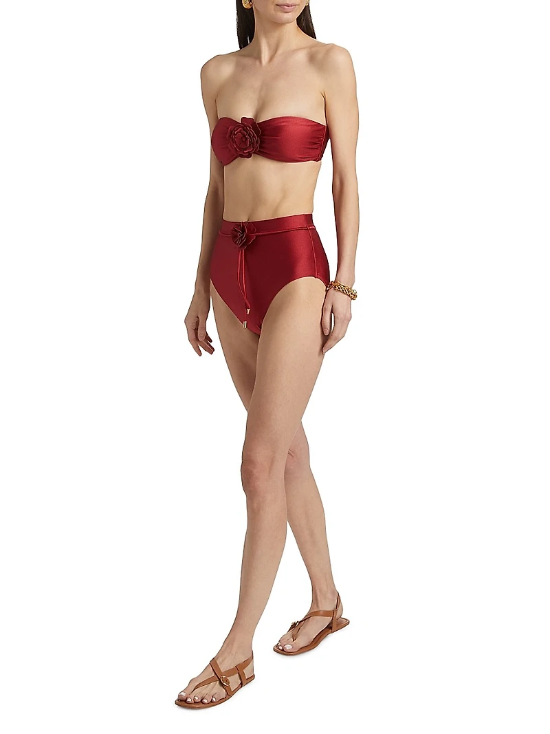 Cascadian Flower High-Rise Bikini Bottom