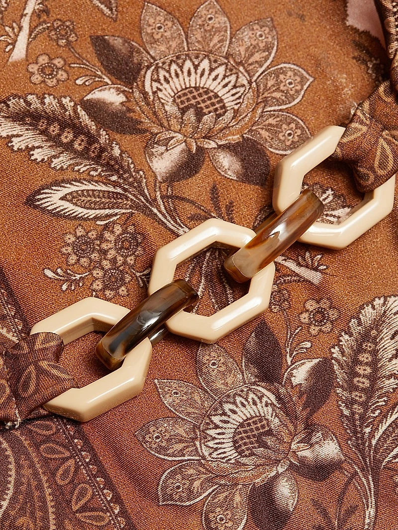 Lucky Mixed Print One-Piece Swimsuit