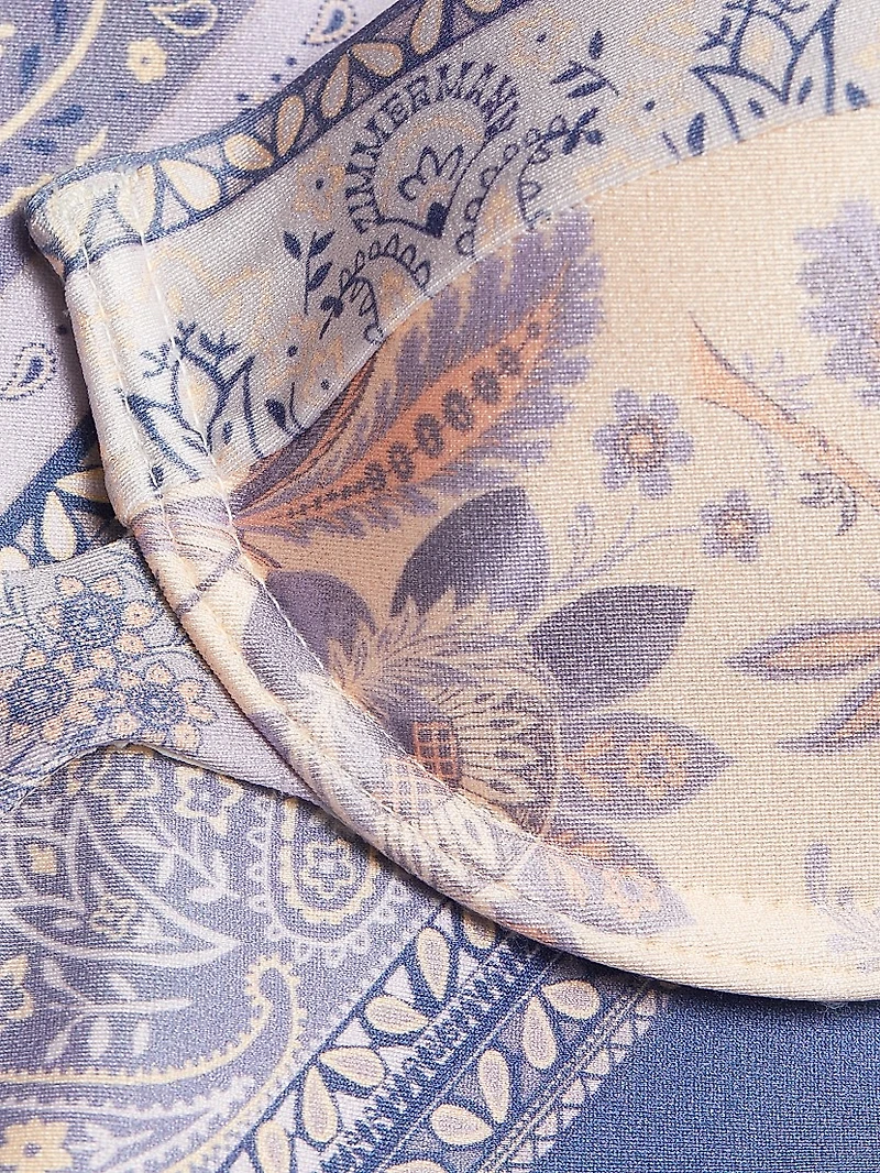 Lucky Printed Balconette Bikini Top