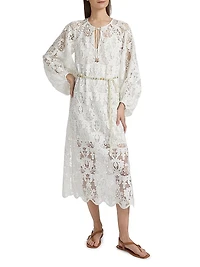 Coco Lace Cover-Up Midi-Dress