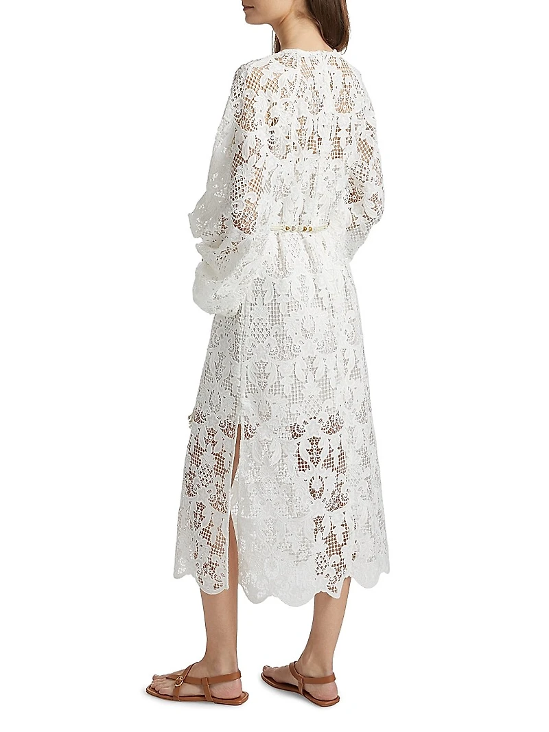 Coco Lace Cover-Up Midi-Dress