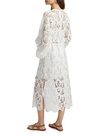 Coco Lace Cover-Up Midi-Dress