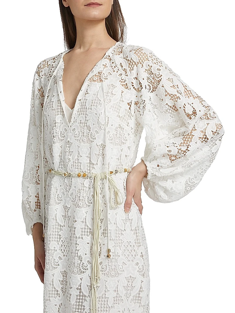 Coco Lace Cover-Up Midi-Dress