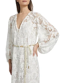 Coco Lace Cover-Up Midi-Dress