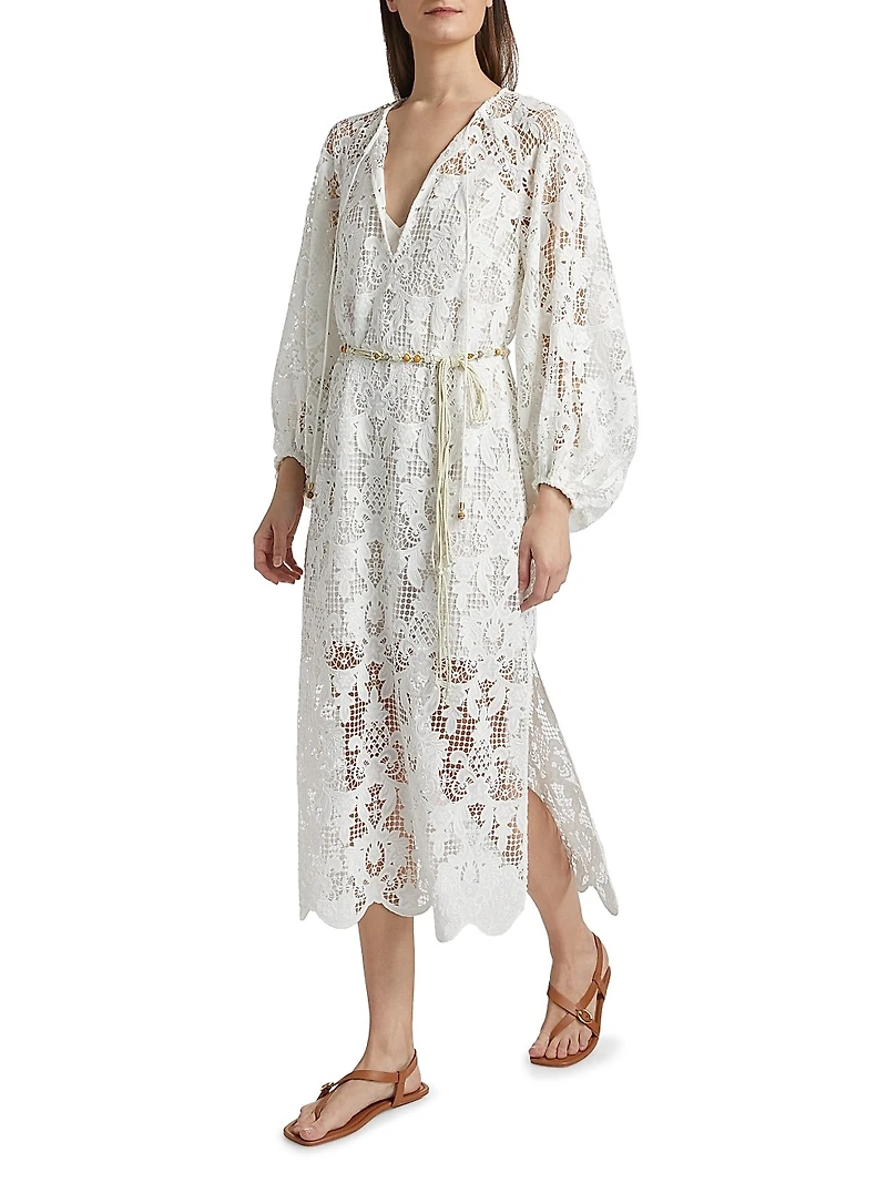 Coco Lace Cover-Up Midi-Dress
