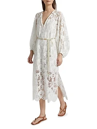 Coco Lace Cover-Up Midi-Dress
