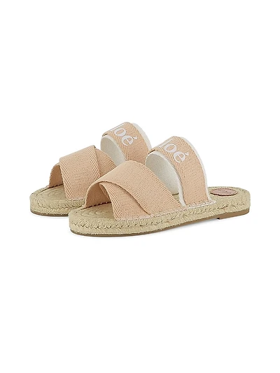 Little Girl's & Logo Espadrille Sandals