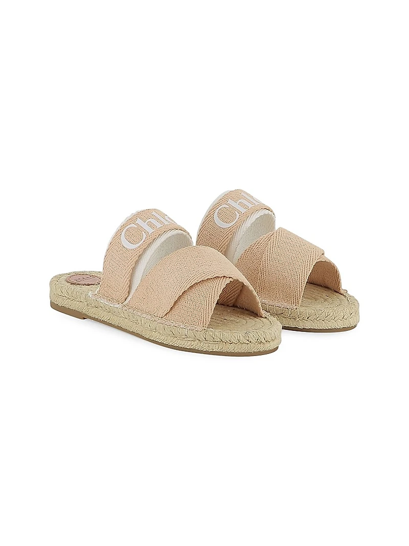 Little Girl's & Logo Espadrille Sandals