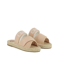 Little Girl's & Logo Espadrille Sandals