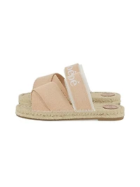 Little Girl's & Logo Espadrille Sandals