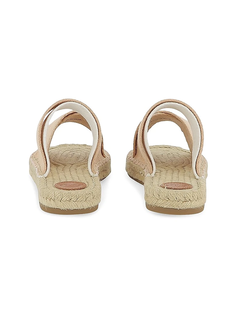 Little Girl's & Logo Espadrille Sandals
