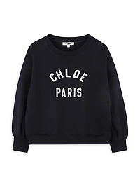 Little Girl's & Fleece Crewneck Sweatshirt