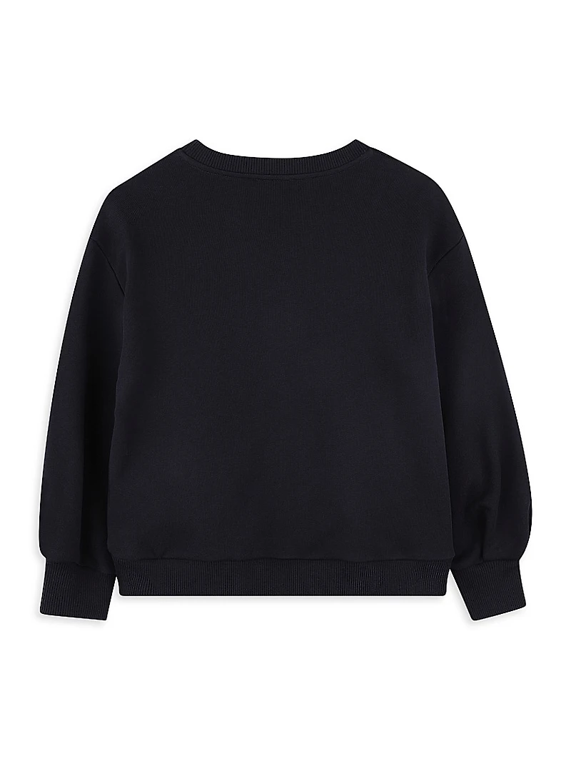 Little Girl's & Fleece Crewneck Sweatshirt