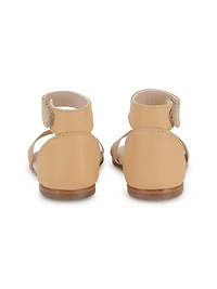 Little Girl's & Girl's Logo Sandals