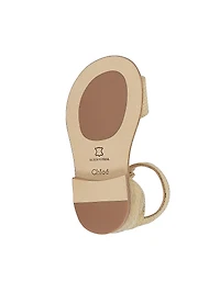 Baby Girl's & Little Metallic Leather Sandals