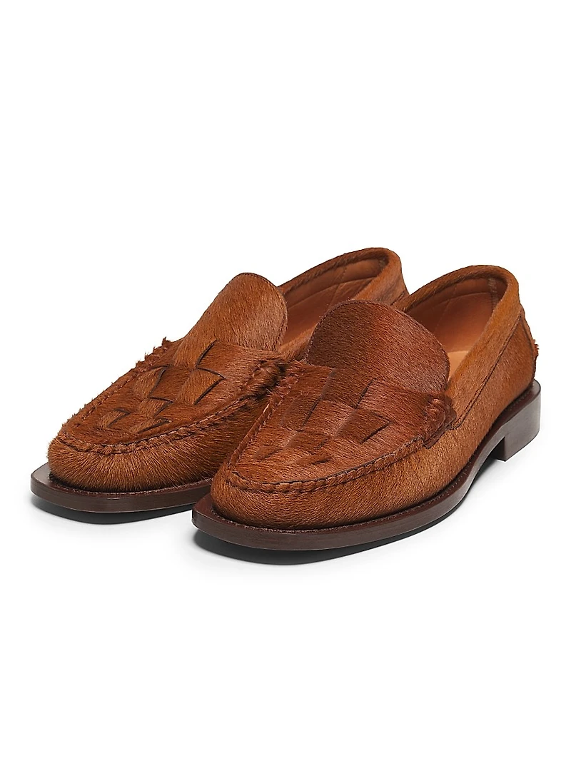 Nombela Calf Hair Loafers