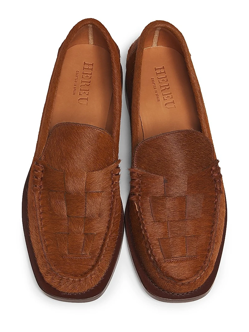 Nombela Calf Hair Loafers