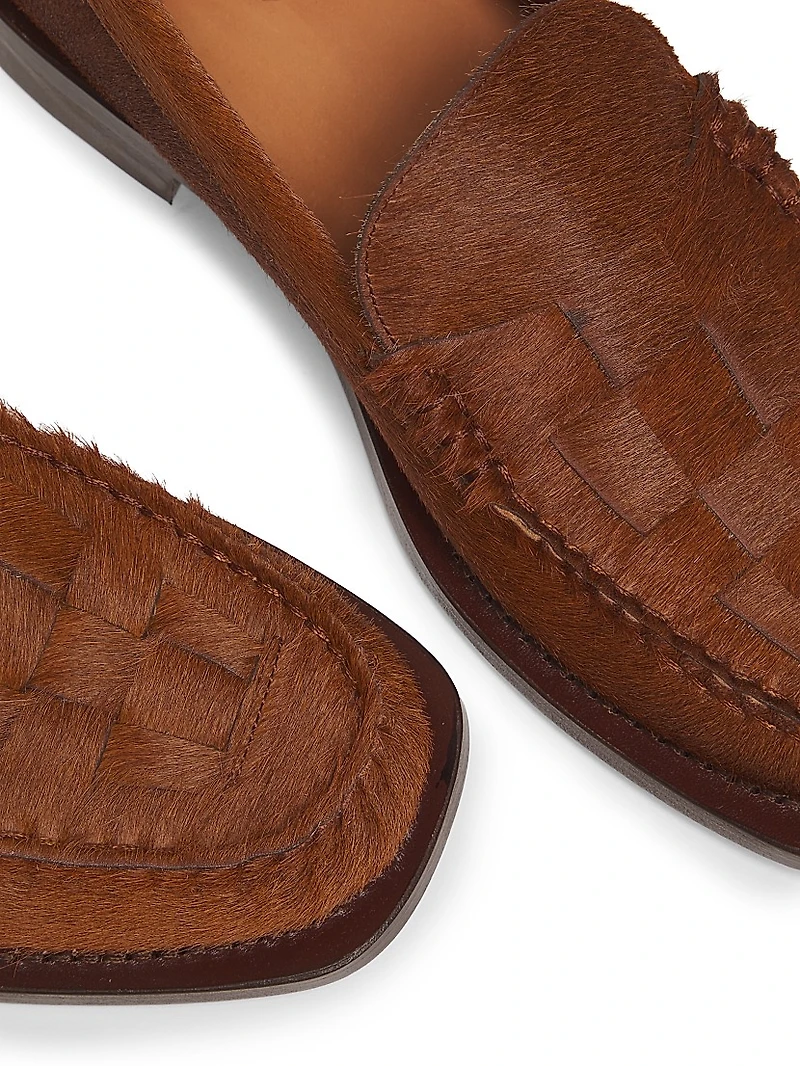 Nombela Calf Hair Loafers