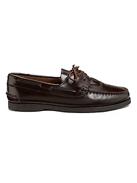 Saler Leather Boat Shoes