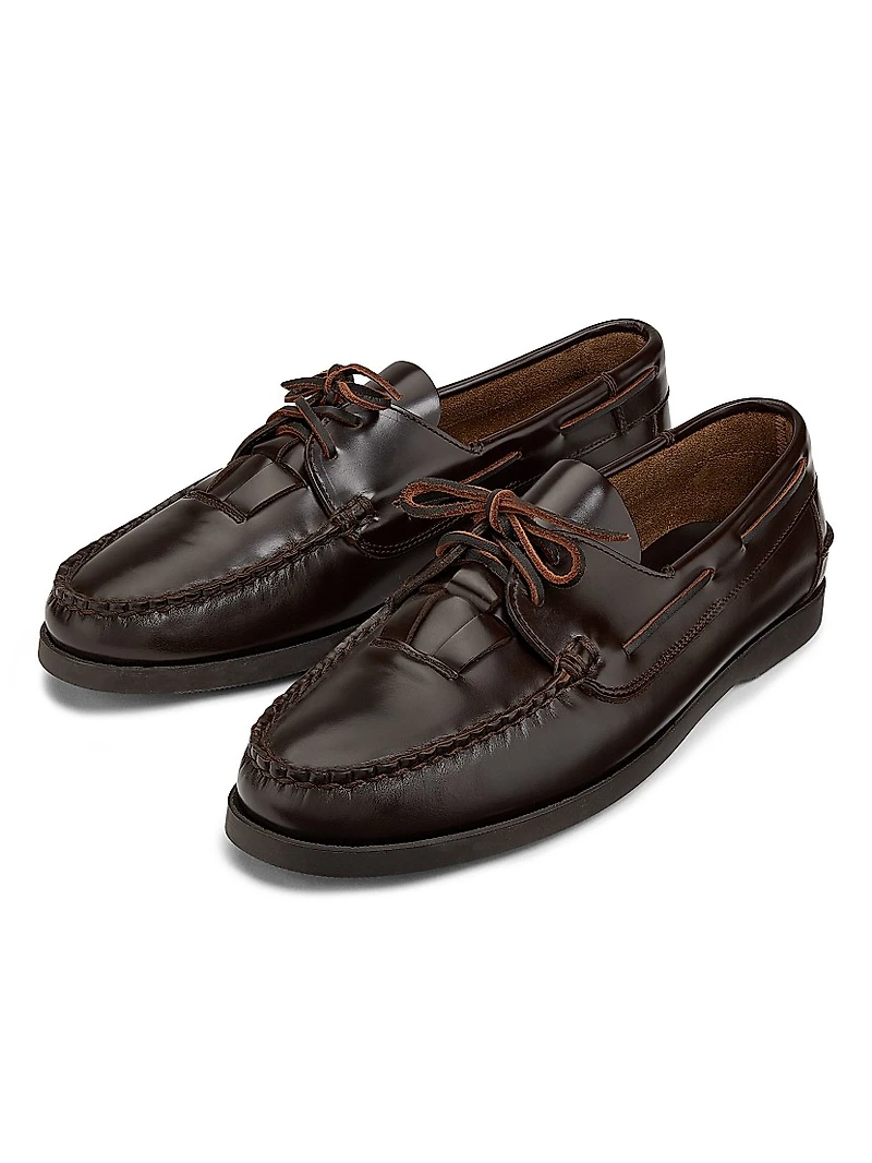 Saler Leather Boat Shoes