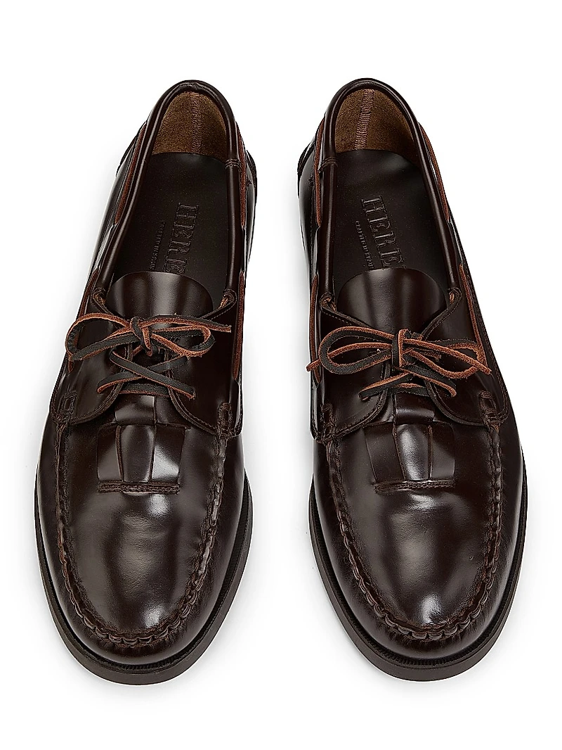 Saler Leather Boat Shoes