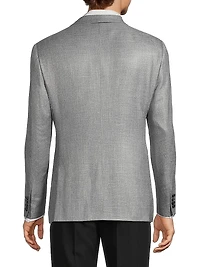 Satin-Lapel Woven Dinner Jacket