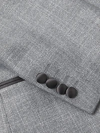 Satin-Lapel Woven Dinner Jacket