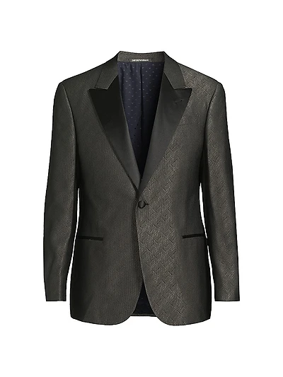 Shiny Woven Dinner Jacket