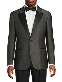 Shiny Woven Dinner Jacket