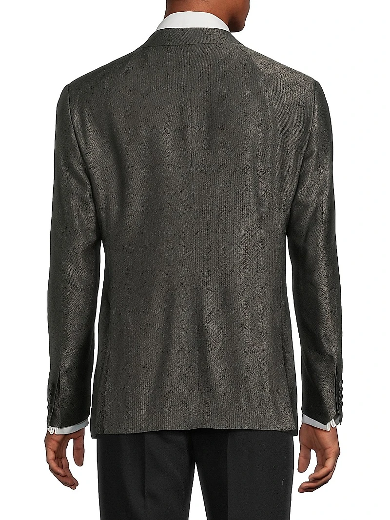 Shiny Woven Dinner Jacket