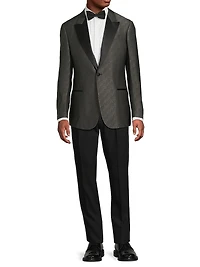 Shiny Woven Dinner Jacket