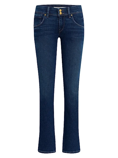 Brooks Nader x Hudson Beth Mid-Rise Straight Ankle Jeans