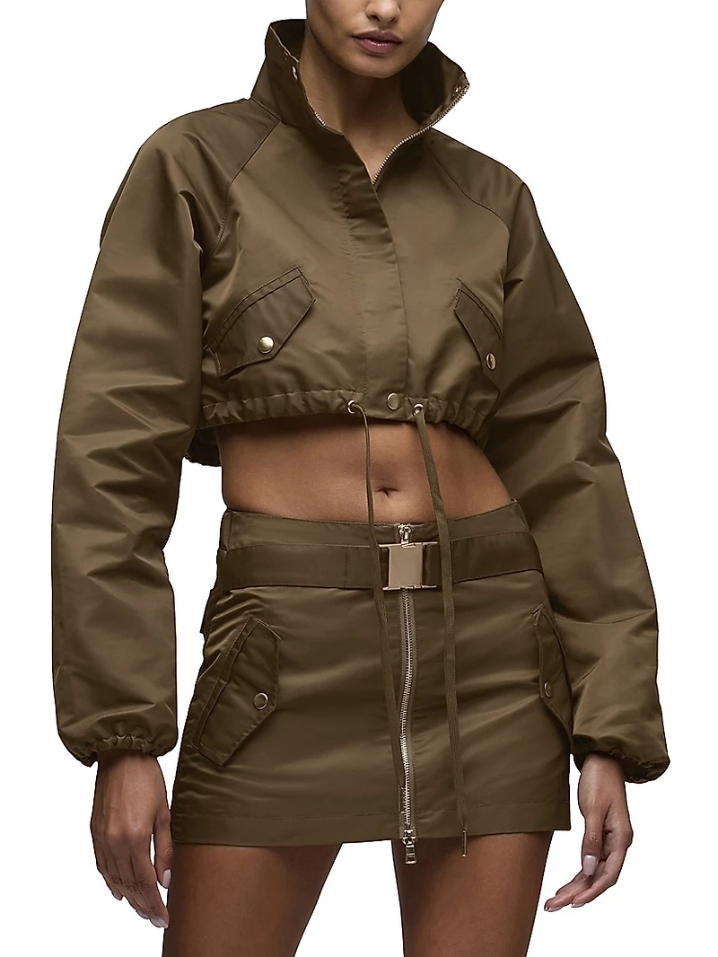 Brooks Nader x Hudson Jeans Grace Ann Crop Jacket