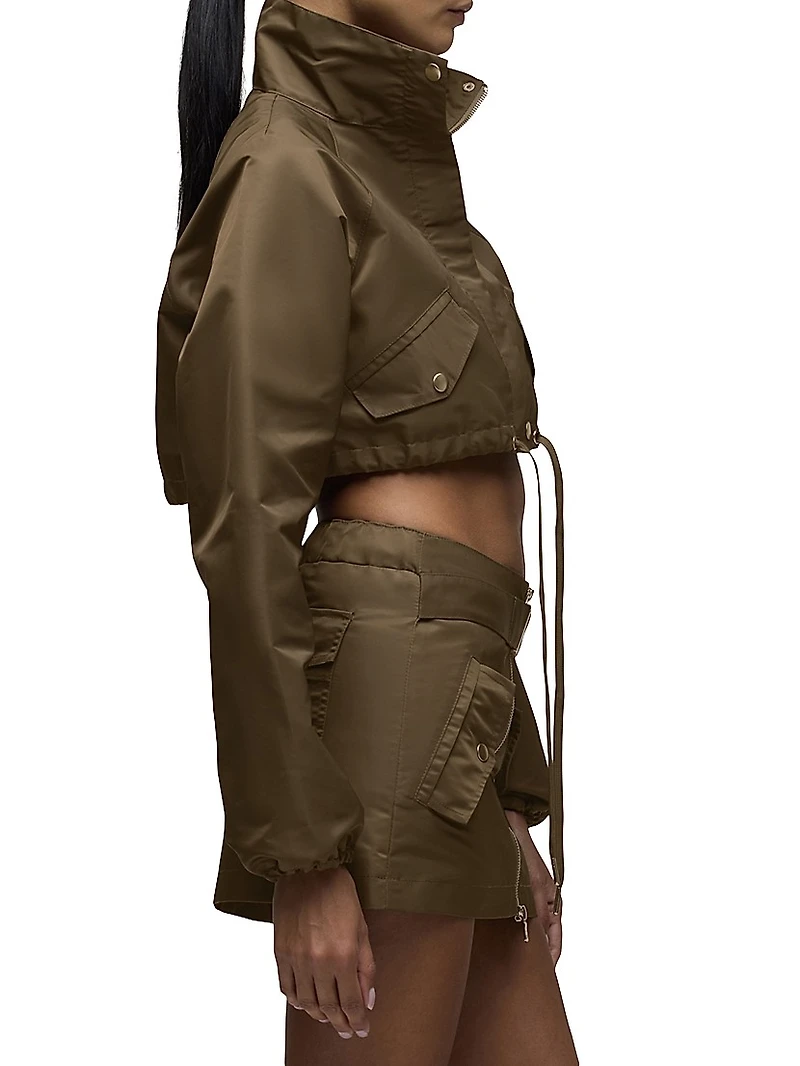 Brooks Nader x Hudson Jeans Grace Ann Crop Jacket