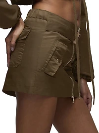 Brooks Nader x Hudson Grace Ann Micreaux Miniskirt