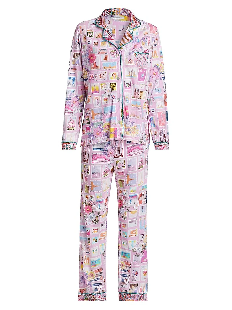 The Carly Printed Pajamas