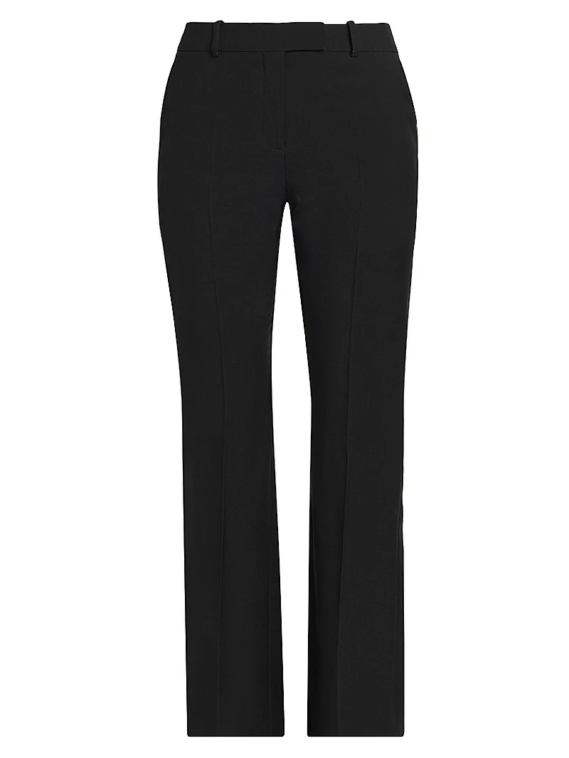 Wool Straight-Leg Trousers