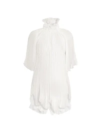 Silk High Neck Blouse