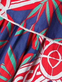 Nevada Geometric Tiered Maxi Dress