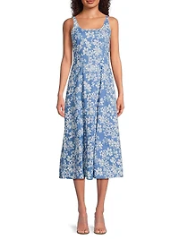 Camillie Floral Midi-Dress