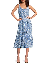 Camillie Floral Midi-Dress