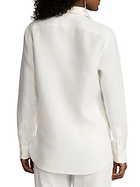Linen Button-Up Shirt
