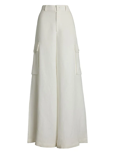 Classic Linen Cargo Pants