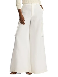 Classic Linen Cargo Pants