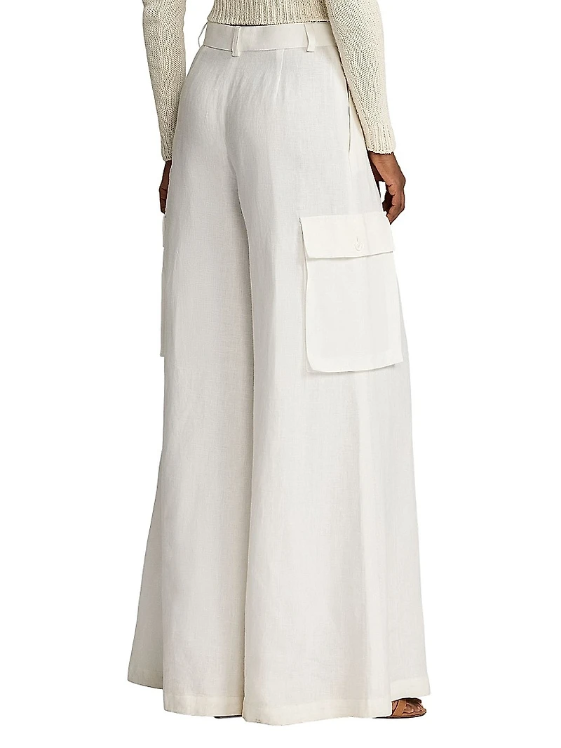 Classic Linen Cargo Pants