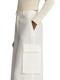 Classic Linen Cargo Pants